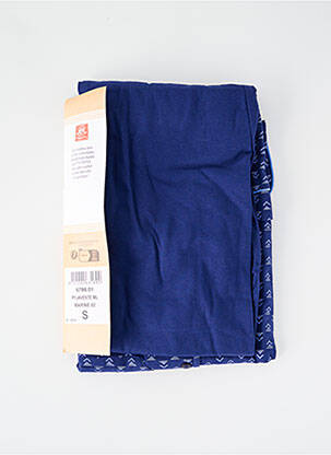 Pyjama coupe droite bleu JET homme