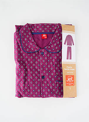 Pyjama coupe droite violet JET homme