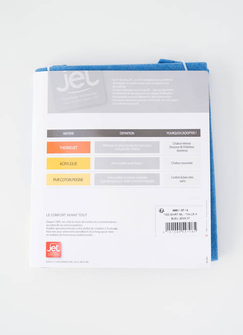 T-shirt bleu JET pour homme