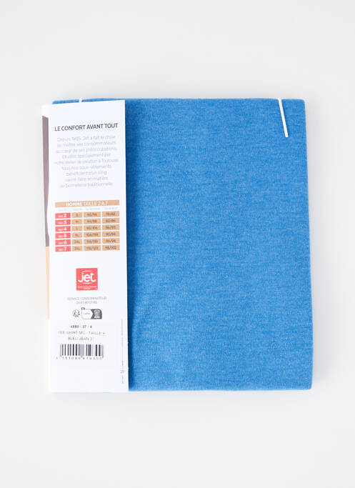 T-shirt bleu JET pour homme