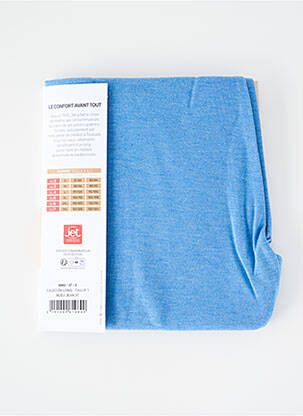 Legging taille élastique bleu JET homme