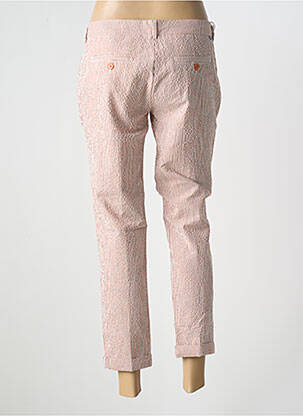 Pantalon 7/8 taille à pinces taille normale orange REIKO femme