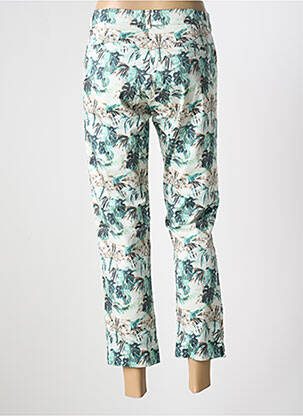 Pantalon 7/8 stretch taille normale vert ATELIER BOHÈME femme
