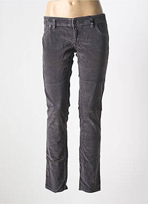 Pantalon slim stretch taille normale gris FREESOUL femme