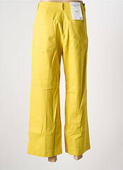Pantalon large jaune LAB DIP PARIS pour femme seconde vue