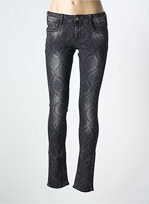 Jeans coupe slim slim taille basse gris CIMARRON femme