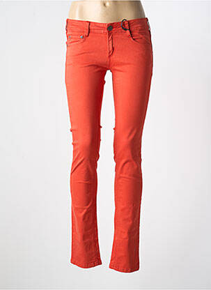 Pantalon slim poches orange CIMARRON femme