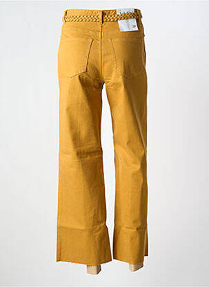 Pantalon droit poches jaune LABDIP femme