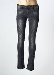 Jeans coupe slim gris CIMARRON pour femme seconde vue