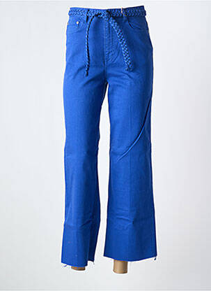 Pantalon droit bleu LABDIP pour femme