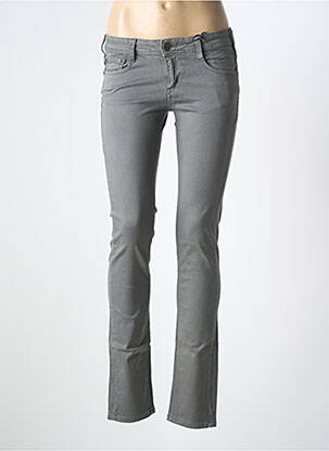 Pantalon slim gris CIMARRON pour femme