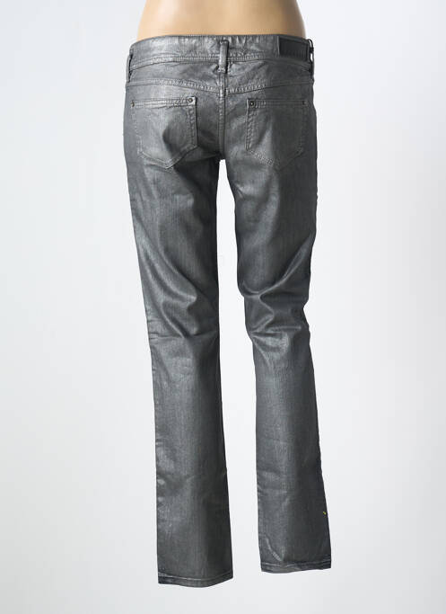 Jeans coupe droite argent FREESOUL pour femme
