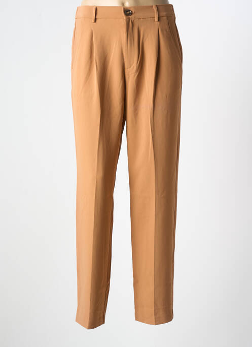 Pantalon droit marron GRACE & MILA pour femme