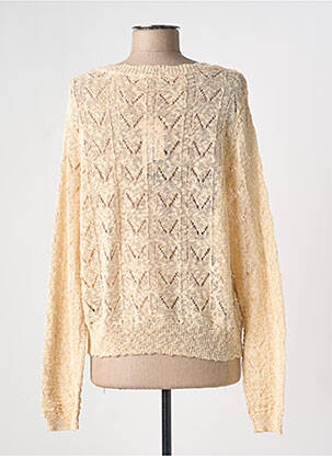 Gilet manches longues coupe cintrée beige ESQUALO femme