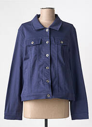 Veste casual coupe droite bleu DOLCEZZA femme
