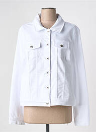 Veste casual coupe droite blanc DOLCEZZA femme