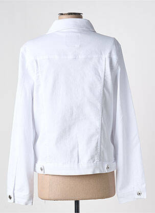 Veste casual coupe droite blanc DOLCEZZA femme