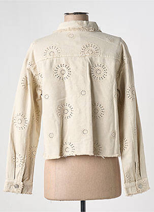 Veste casual coupe droite beige ESQUALO femme