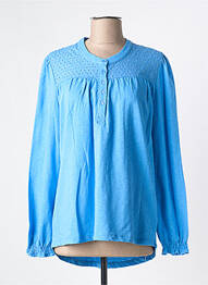Blouse col rond manches longues bleu MD'M femme