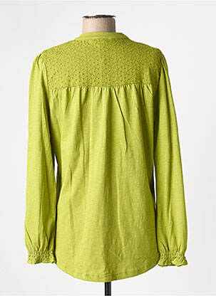 Blouse col rond manches longues vert MD'M femme
