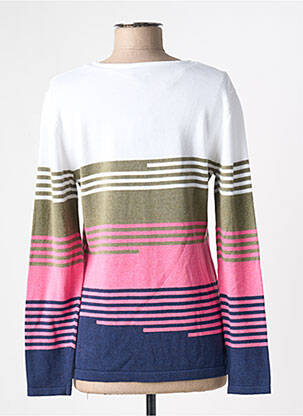 Pull coupe droite manches longues blanc MARBLE femme
