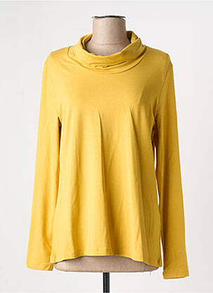 T-shirt manches longues manches longues jaune DOLCEZZA femme