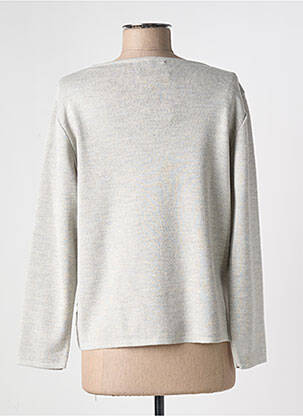 Pull coupe cintrée manches longues gris I.ODENA femme