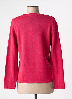 Pull coupe cintrée manches longues rose I.ODENA femme