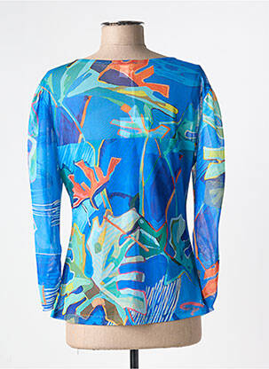 T-shirt manches longues manches longues bleu DOLCEZZA femme