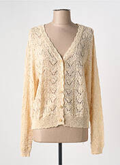 Gilet manches longues beige ESQUALO pour femme seconde vue