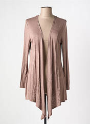 Gilet manches longues marron MARBLE pour femme seconde vue