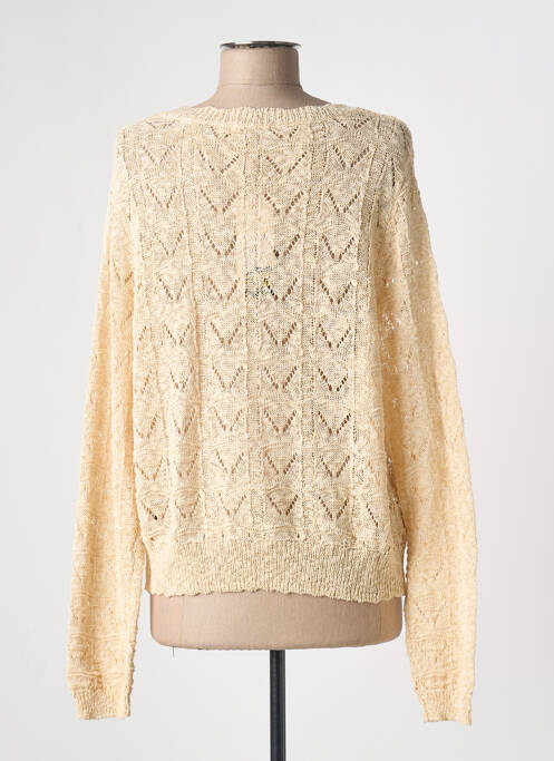 Gilet manches longues beige ESQUALO pour femme