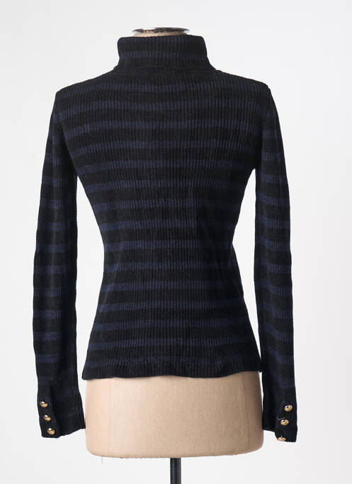 Pull col roulé noir SESSUN femme