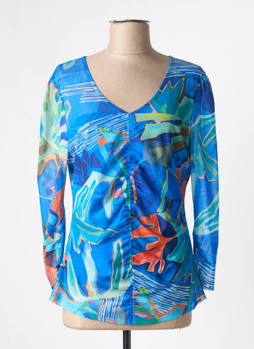 T-shirt bleu DOLCEZZA femme