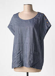 Blouse manches courtes manches courtes bleu TINSELS femme