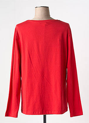 T-shirt manches longues manches longues rouge DOLCEZZA femme