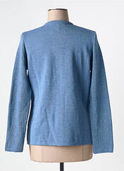 Gilet manches longues bleu I.ODENA pour femme seconde vue