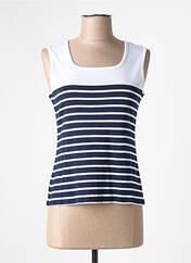 Débardeur bleu I.ODENA pour femme seconde vue