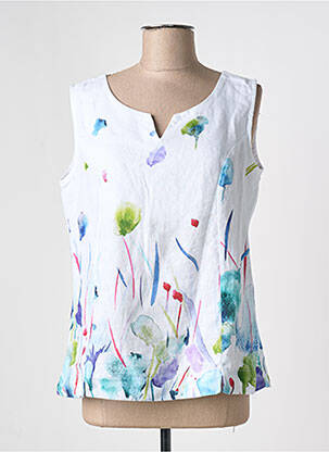 Top blanc DOLCEZZA pour femme