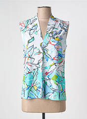 Top bleu DOLCEZZA pour femme seconde vue