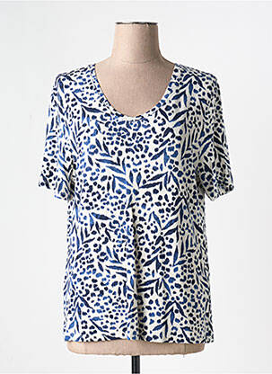 T-shirt bleu BARBARA LEBEK pour femme