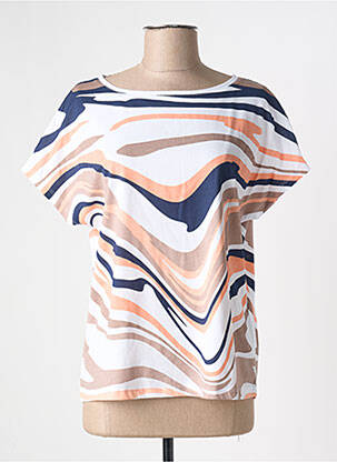 T-shirt orange MARBLE pour femme