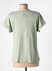 T-shirt vert I.ODENA pour femme seconde vue