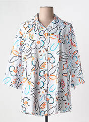 Tunique manches longues blanc COULEURS DU TEMPS pour femme seconde vue