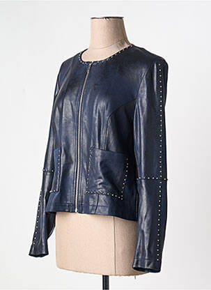 Veste casual bleu EVA KAYAN pour femme
