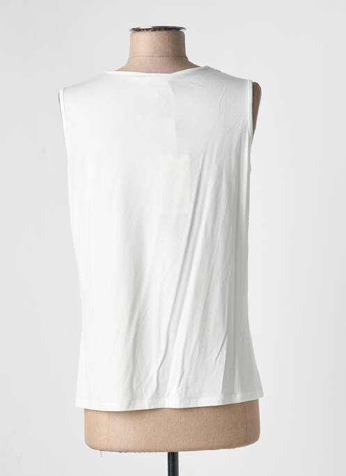 Débardeur col v sans manche beige BARBARA LEBEK femme