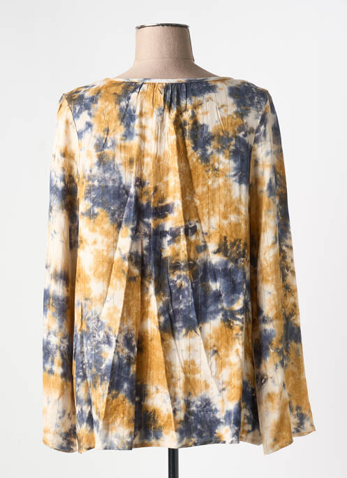 Blouse col rond manches longues beige MD'M femme