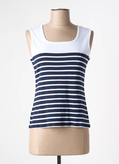 Débardeur bleu I.ODENA pour femme