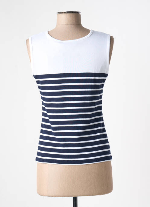 Débardeur bleu I.ODENA pour femme