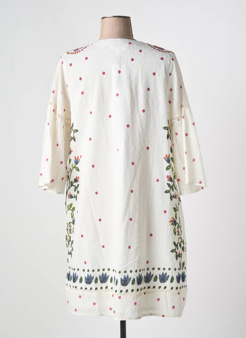 Robe courte beige MD'M pour femme